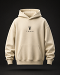 Oversized Beige Hoodie